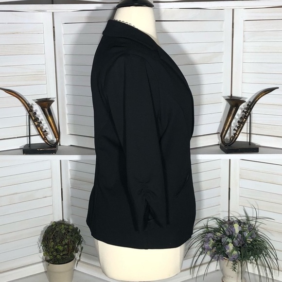 Torrid Black Blazer Career 3/4 Sleeves Pockets Stretch 2X - Picture 4 of 11